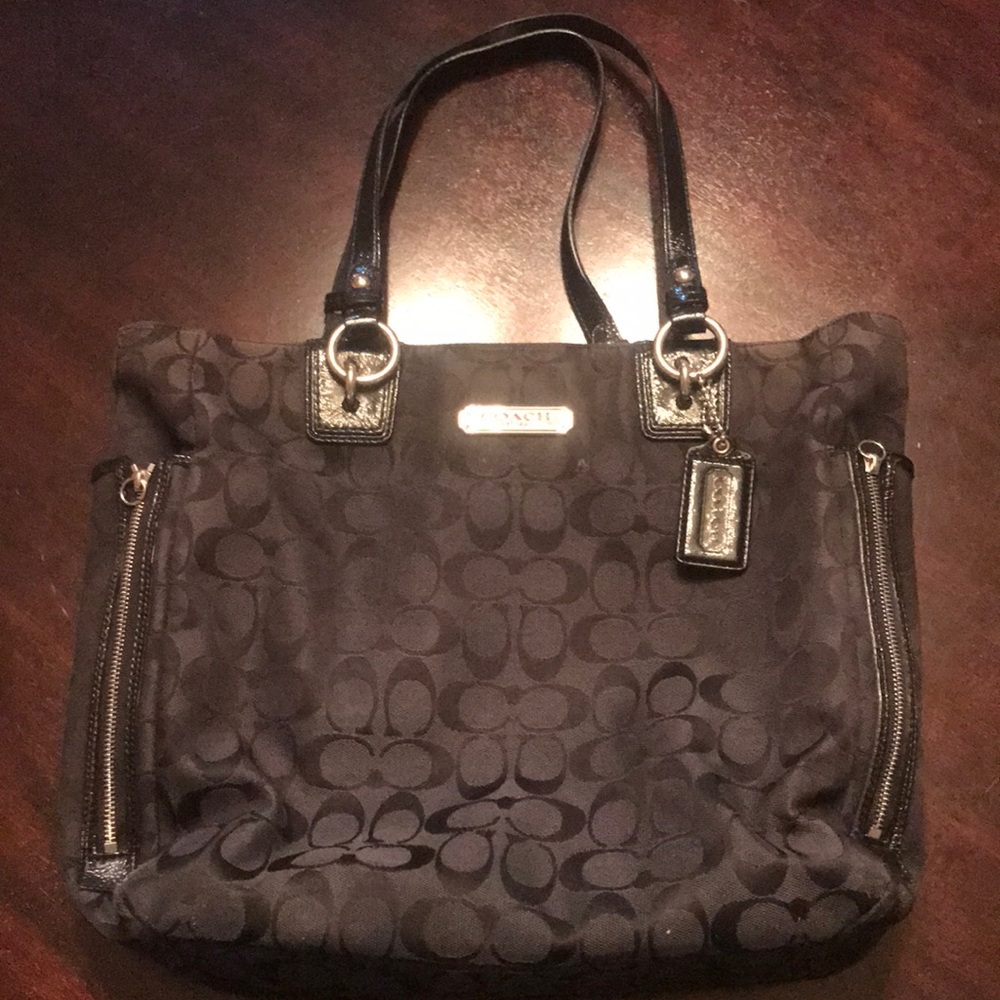 Black coach bag